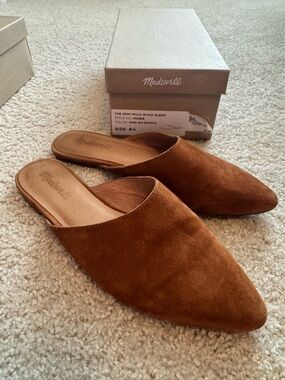 Madewell Suede Mule, 8.5